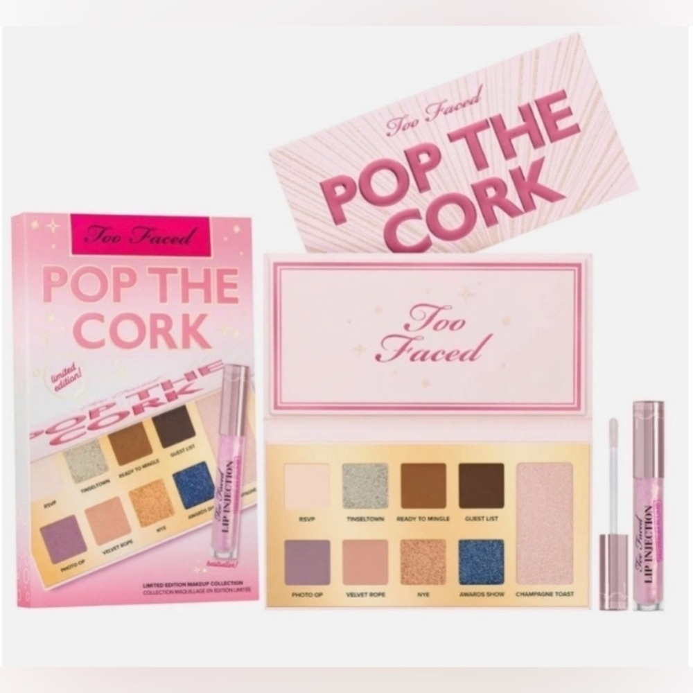 Too Faced | Pop the Cork Makeup Collection NWT